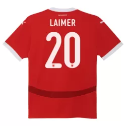 Camisola Áustria Konrad Laimer 20 Homem Equipamento 1ª Euro 2024 Camisola Áustria Konrad Laimer 20 Homem Equipamento 1ª Euro 2024