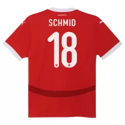 Camisola Áustria Romano Schmid 18 Homem Equipamento 1ª Euro 2024 Camisola Áustria Romano Schmid 18 Homem Equipamento 1ª Euro 2024
