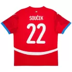 Camisola República Checa Soucek 22 Homem Equipamento 1ª Euro 2024