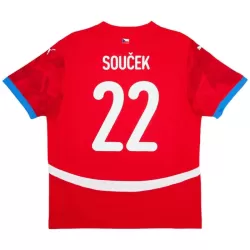 Camisola República Checa Soucek 22 Homem Equipamento 1ª Euro 2024 Camisola República Checa Soucek 22 Homem Equipamento 1ª Euro 2024