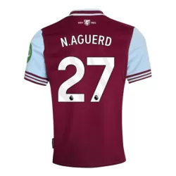 Camisola West Ham United N. Aguerd 27 Homem Equipamento 1ª 2024/25 Camisola West Ham United N. Aguerd 27 Homem Equipamento 1ª 2024/25