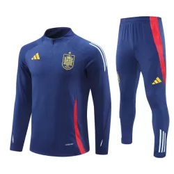 Conjunto de Moletom de Treino Espanha Homem Quarto-Zíper 2024/25 Azul Conjunto de Moletom de Treino Espanha Homem Quarto-Zíper 2024/25 Azul