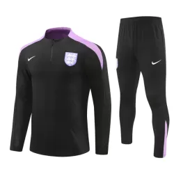Conjunto de Moletom de Treino Inglaterra Homem Quarto-Zíper 2024/25 Preta Conjunto de Moletom de Treino Inglaterra Homem Quarto-Zíper 2024/25 Preta