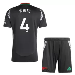Camisola Arsenal White 4 Criança Equipamento 2ª 2024/25 Camisola Arsenal White 4 Criança Equipamento 2ª 2024/25