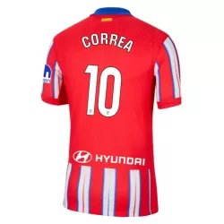 Camisola Atlético Madrid Correa 10 Homem Equipamento 1ª 2024/25 Camisola Atlético Madrid Correa 10 Homem Equipamento 1ª 2024/25