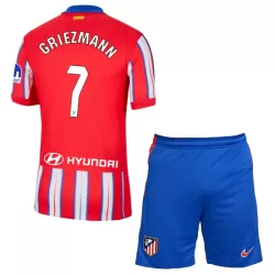 Camisola Atlético Madrid Griezmann 7 Criança Equipamento 1ª 2024/25 Camisola Atlético Madrid Griezmann 7 Criança Equipamento 1ª 2024/25