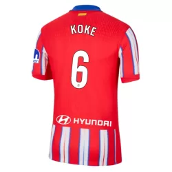 Camisola Atlético Madrid Koke 6 Homem Equipamento 1ª 2024/25 Camisola Atlético Madrid Koke 6 Homem Equipamento 1ª 2024/25