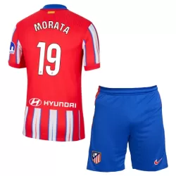 Camisola Atlético Madrid Morata 19 Criança Equipamento 1ª 2024/25 Camisola Atlético Madrid Morata 19 Criança Equipamento 1ª 2024/25