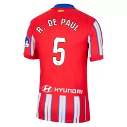Camisola Atlético Madrid R. De Paul 5 Homem Equipamento 1ª 2024/25 Camisola Atlético Madrid R. De Paul 5 Homem Equipamento 1ª 2024/25
