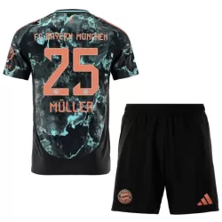 Camisola FC Bayern de Munique Müller 25 Criança Equipamento 2ª 2024/25 Camisola FC Bayern de Munique Müller 25 Criança Equipamento 2ª 2024/25