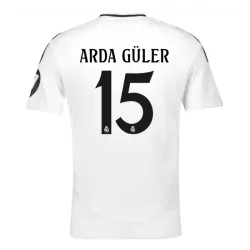 Camisola Real Madrid Arda Guler 15 Homem Equipamento 1ª 2024/25 Camisola Real Madrid Arda Guler 15 Homem Equipamento 1ª 2024/25