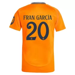 Camisola Real Madrid Fran Garcia 20 Homem Equipamento 2ª 2024/25