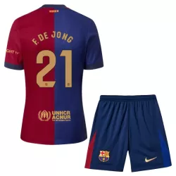 Camisola FC Barcelona Frenkie de Jong 21 Criança Equipamento 1ª 2024/25 Camisola FC Barcelona Frenkie de Jong 21 Criança Equipamento 1ª 2024/25