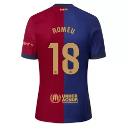 Camisola FC Barcelona Romeu 18 Homem Equipamento 1ª 2024/25 Camisola FC Barcelona Romeu 18 Homem Equipamento 1ª 2024/25