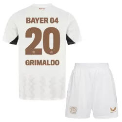 Camisola Bayer Leverkusen Alejandro Grimaldo 20 Criança Equipamento 2ª 2024/25 Camisola Bayer Leverkusen Alejandro Grimaldo 20 Criança Equipamento 2ª 2024/25