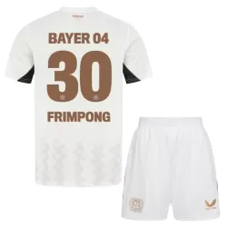 Camisola Bayer Leverkusen Jeremie Frimpong 30 Criança Equipamento 2ª 2024/25 Camisola Bayer Leverkusen Jeremie Frimpong 30 Criança Equipamento 2ª 2024/25