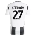 Camisola Juventus Cambiaso 27 Homem Equipamento 1ª 2024/25