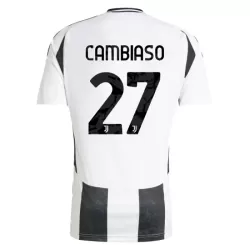 Camisola Juventus Cambiaso 27 Homem Equipamento 1ª 2024/25 Camisola Juventus Cambiaso 27 Homem Equipamento 1ª 2024/25