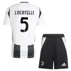 Camisola Juventus Locatelli 5 Criança Equipamento 1ª 2024/25 Camisola Juventus Locatelli 5 Criança Equipamento 1ª 2024/25