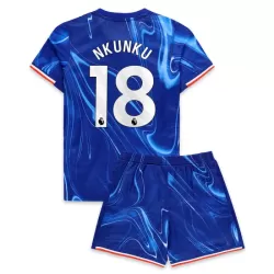 Camisola Chelsea Nkunku 18 Criança Equipamento 1ª 2024/25 Camisola Chelsea Nkunku 18 Criança Equipamento 1ª 2024/25