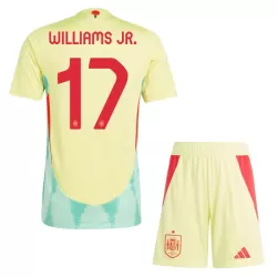 Camisola Espanha Williams JR 17 Criança Equipamento 2ª Euro 2024 Camisola Espanha Williams JR 17 Criança Equipamento 2ª Euro 2024