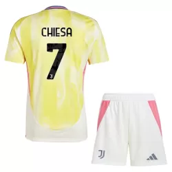 Camisola Juventus Chiesa 7 Criança Equipamento 2ª 2024/25 Camisola Juventus Chiesa 7 Criança Equipamento 2ª 2024/25