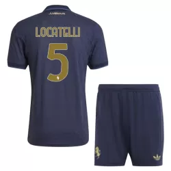 Camisola Juventus Locatelli 5 Criança Equipamento 3ª 2024/25 Camisola Juventus Locatelli 5 Criança Equipamento 3ª 2024/25