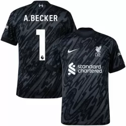 Camisola Guarda-Redes Liverpool A. Becker 1 Homem 2024/25 Preta Camisola Guarda-Redes Liverpool A. Becker 1 Homem 2024/25 Preta
