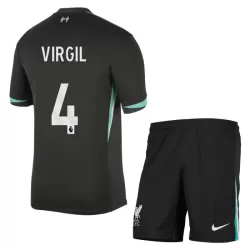 Camisola Liverpool Virgil 4 Criança Equipamento 2ª 2024/25 Camisola Liverpool Virgil 4 Criança Equipamento 2ª 2024/25