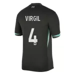 Camisola Liverpool Virgil 4 Homem Equipamento 2ª 2024/25