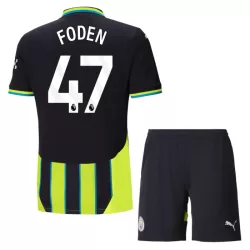 Camisola Manchester City Foden 47 Criança Equipamento 2ª 2024/25 Camisola Manchester City Foden 47 Criança Equipamento 2ª 2024/25