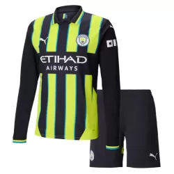 Camisola Manga Comprida Manchester City Criança Equipamento 2ª 2024/25 Camisola Manga Comprida Manchester City Criança Equipamento 2ª 2024/25