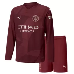 Camisola Manga Comprida Manchester City Criança Equipamento 3ª 2024/25 Camisola Manga Comprida Manchester City Criança Equipamento 3ª 2024/25