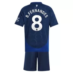 Camisola Manchester United Bruno Fernandes 8 Criança Equipamento 2ª 2024/25 Camisola Manchester United Bruno Fernandes 8 Criança Equipamento 2ª 2024/25