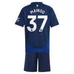 Camisola Manchester United Mainoo 37 Criança Equipamento 2ª 2024/25