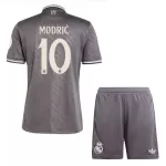 Camisola Real Madrid Modrić 10 Criança Equipamento 3ª 2024/25