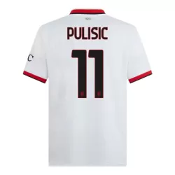 Camisola AC Milan Pulisic 11 Homem Equipamento 2ª 2024/25 Camisola AC Milan Pulisic 11 Homem Equipamento 2ª 2024/25