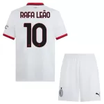 Camisola AC Milan Rafael Leao 10 Criança Equipamento 2ª 2024/25