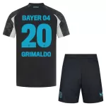 Camisola Bayer Leverkusen Alejandro Grimaldo 20 Criança Equipamento 3ª 2024/25