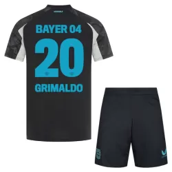 Camisola Bayer Leverkusen Alejandro Grimaldo 20 Criança Equipamento 3ª 2024/25 Camisola Bayer Leverkusen Alejandro Grimaldo 20 Criança Equipamento 3ª 2024/25