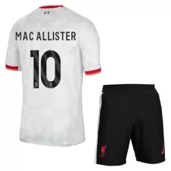 Camisola Liverpool Mac Allister 10 Criança Equipamento 3ª 2024/25 Camisola Liverpool Mac Allister 10 Criança Equipamento 3ª 2024/25