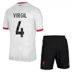 Camisola Liverpool Virgil 4 Criança Equipamento 3ª 2024/25
