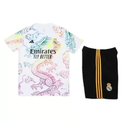 Camisola Real Madrid Dragon Criança 2024/25 Branca Camisola Real Madrid Dragon Criança 2024/25 Branca
