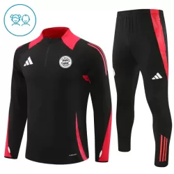 Conjunto de Moletom de Treino Bayern de Munique Criança Quarto-Zíper 2024/25 Preta Conjunto de Moletom de Treino Bayern de Munique Criança Quarto-Zíper 2024/25 Preta