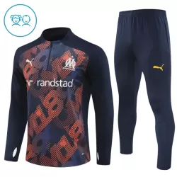 Conjunto de Moletom de Treino Olympique Marseille Criança Quarto-Zíper 2024/25 Navy Conjunto de Moletom de Treino Olympique Marseille Criança Quarto-Zíper 2024/25 Navy