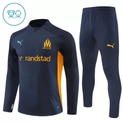 Conjunto de Moletom de Treino Olympique Marseille Criança Quarto-Zíper 2024/25 Navy Conjunto de Moletom de Treino Olympique Marseille Criança Quarto-Zíper 2024/25 Navy