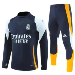 Conjunto de Moletom de Treino Real Madrid Homem Quarto-Zíper 2024/25 Navy Conjunto de Moletom de Treino Real Madrid Homem Quarto-Zíper 2024/25 Navy