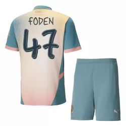 Camisola Manchester City Foden 47 Criança Equipamento 4ª 2024/25 Camisola Manchester City Foden 47 Criança Equipamento 4ª 2024/25