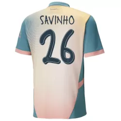 Camisola Manchester City Savinho 26 Homem Equipamento 4ª 2024/25 Camisola Manchester City Savinho 26 Homem Equipamento 4ª 2024/25