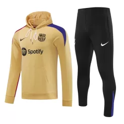 Capuz Conjunto de Moletom de Treino Barcelona Homem 2024/25 Amarela Capuz Conjunto de Moletom de Treino Barcelona Homem 2024/25 Amarela